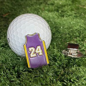 Golf Ball Marker - #24 Kobe Bryant Jersey Themed Ball Marker